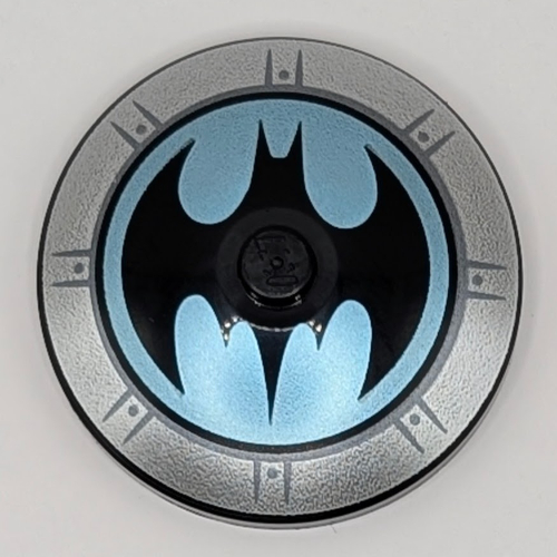 LEGO PART 3960pr0062 Dish 4 x 4 Inverted [Radar] with Silver Hub Cap ...