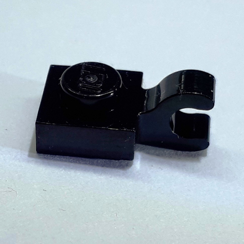 LEGO PART 61252 Plate Special 1 X 1 With Clip Horizontal Thick Open O