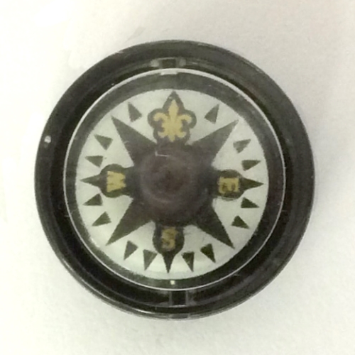 LEGO PART 70001pr0002 Equipment Compass with Fleur de Lis Print