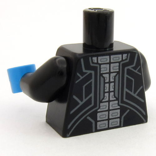 Lego Mage Robe LEGO PART 973c03h04pr6985 Torso Robes with Silver Trim over Armor Print ...