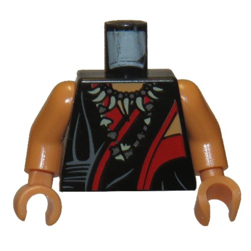 Lego Mage Robe LEGO PART 973c13h13pr1505 Torso Robe with Red Trim and Ceremonial ...