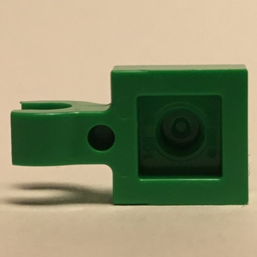 LEGO PART 61252 Plate Special 1 X 1 With Clip Horizontal Thick Open O