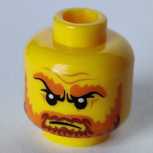 Captain Brickbeard LEGO PART 3626cpr1033 Minifig Head Jack McHammer / Captain Brickbeard ...