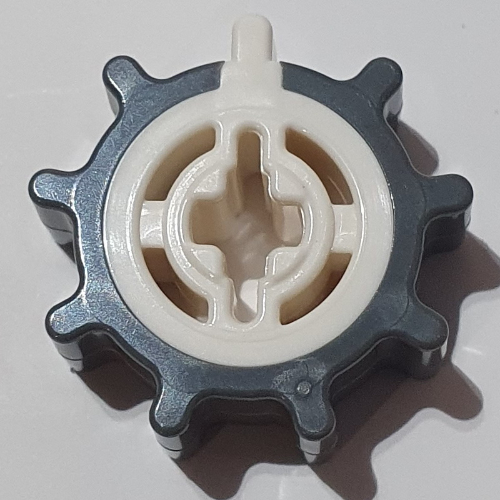 LEGO PART 116165pat0001 Technic Gear Stepper 9 Tooth with Dark Bluish ...