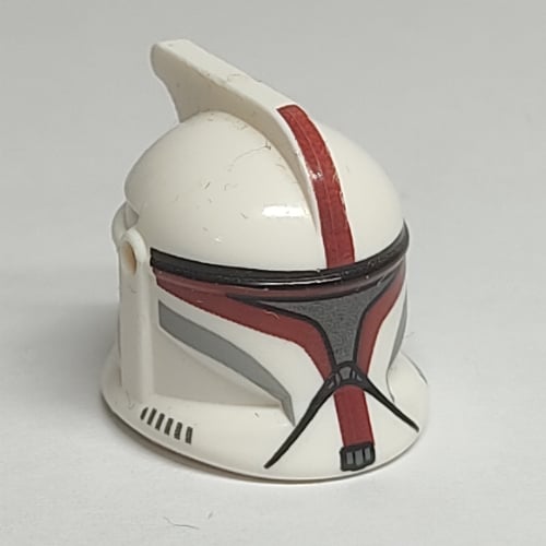 LEGO PART 61189pr0015 Helmet Clone Trooper Phase 1, with Side Holes