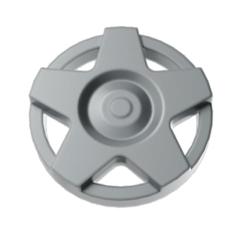 LEGO PART 29117a Wheel Cover 5 Spoke Wide for Wheel 18976