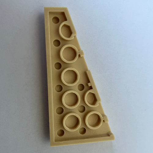 LEGO PART 54384 Wedge Plate 6 x 3 Left | Rebrickable - Build with LEGO