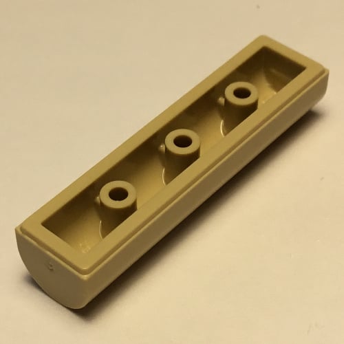 LEGO PART 79756 Brick Curved 1 x 4 x 2/3 Double, No Studs