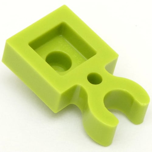 ゆゆ LEGO Plate 1 x 1 with Vertical Clip (Thick Open 'O' Clip