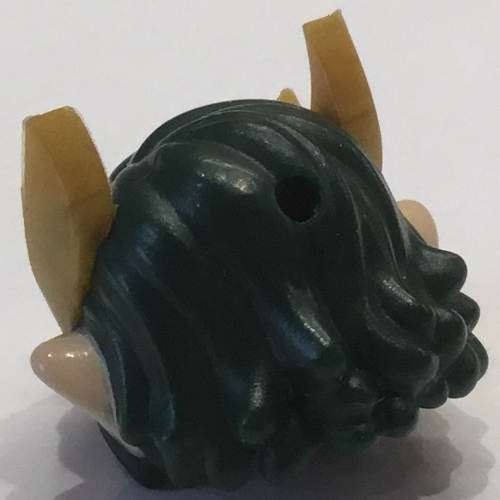 LEGO PART 31555pr0001 Hair and Tiara, Mid-length (Hole in Back) and ...