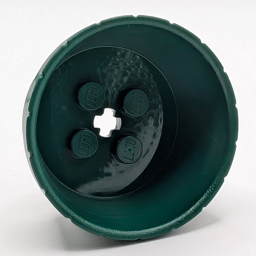 LEGO PART 64951 Barrel Half Large with Axle Hole | Rebrickable