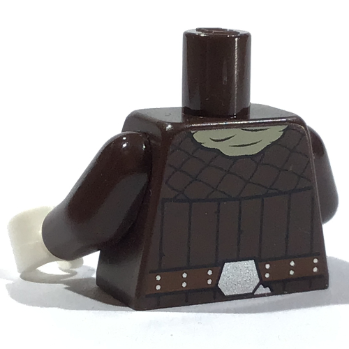 Lego Jacket Accessory LEGO PART 973c07h27pr3260 Torso Jacket with Pockets, Utility Belt, Tan ...