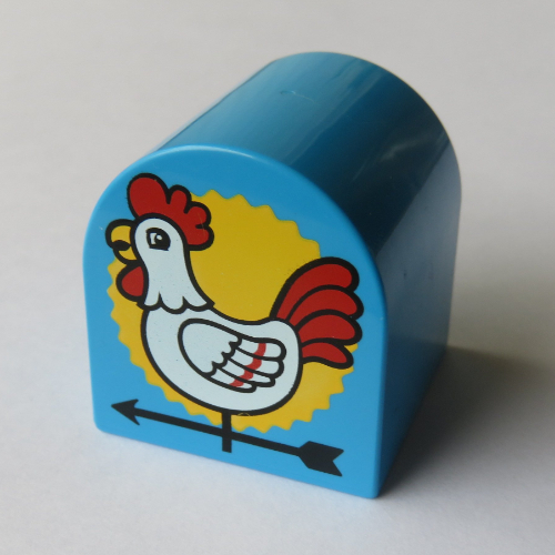 LEGO PART 3664pr0009 Duplo Brick 2 x 2 