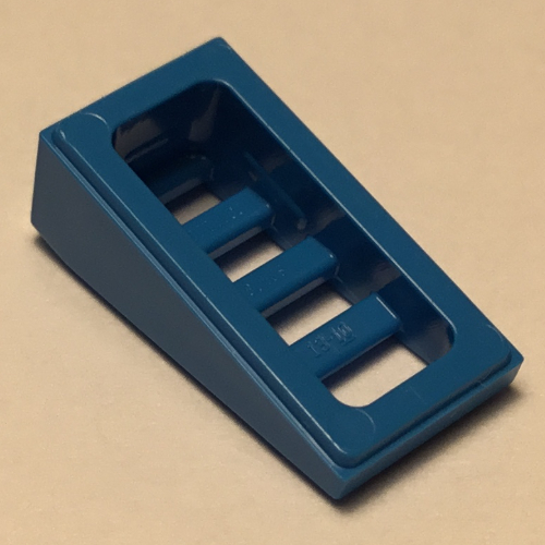 LEGO PART 61409 Slope 18° 2 x 1 x 2/3 with 4 Slots / Grate