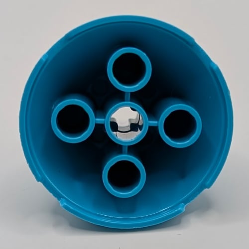 LEGO PART 3943b Cone 4 x 4 x 2, Axle Hole [Plain] | Rebrickable - Build ...