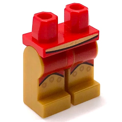 Lego Red And Gold Legs