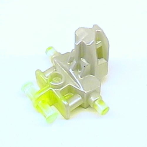 Torso/Head Mechanical, Exo-Force Robot with Marbled Pearl Light Gray Pattern