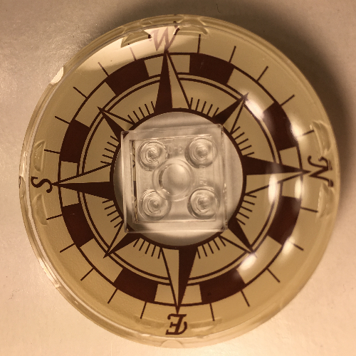 LEGO PART 44375bpr0004 Dish 6 x 6 Inverted (Radar) with Solid Studs and