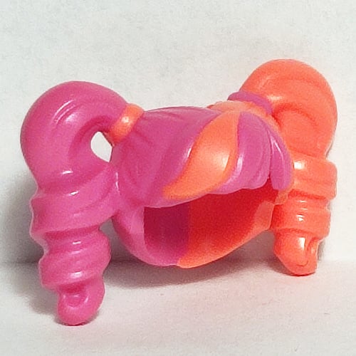 LEGO PART 28798pr0004 Hair Pigtails High Bouncy and Hole on Top with