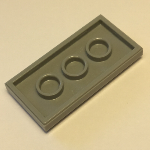 LEGO PART 65509 Plate Special 2 x 4 with Groove and Two Center
