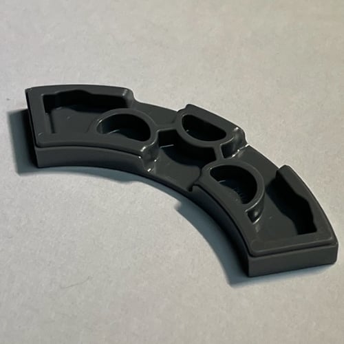 nekorin　S LEGO PART 79393 Tile 3 x 3 Curved, Macaroni | Rebrickable - Build