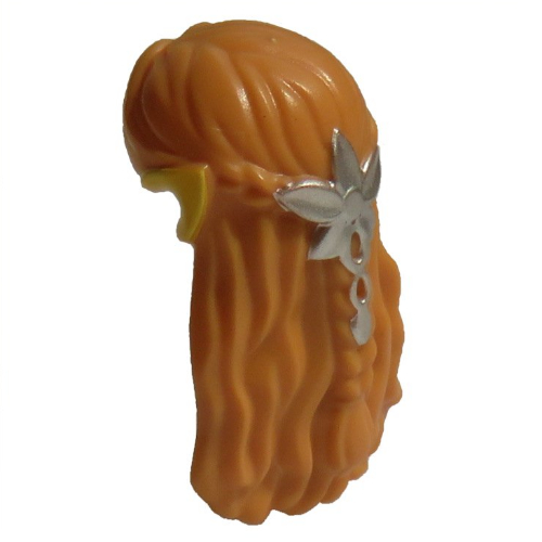 LEGO PART 29639pr0152 Hair Long with Parted Bangs, Partly Braided