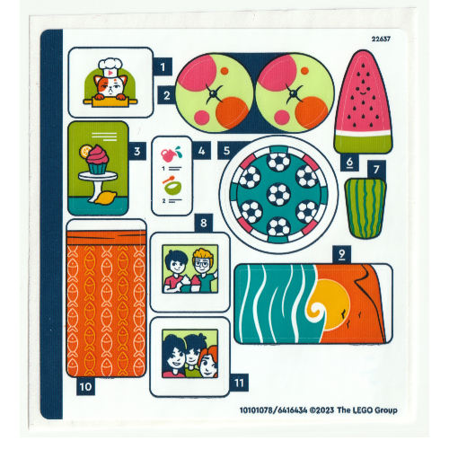 LEGO PART 10101078 Sticker Sheet for Set 417541 Rebrickable Build