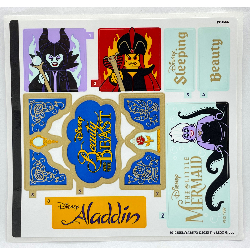 LEGO PART 10103558 Sticker Sheet 1 for Set 432271 Rebrickable Build with LEGO