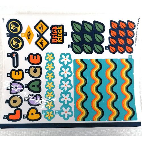 10279 Extre Sticker LEGO PART 79831 Sticker Sheet 2 for Set 10279-1 | Rebrickable - Build ...