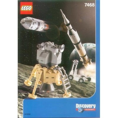 リミテッドエディション1 フルコンプセット LEGO Set 7468-1 Saturn V Moon Mission (2003 Discovery