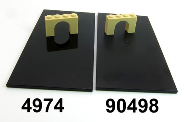 LEGO PART 90498 Tile 8 x 16 with Bottom Tubes | Rebrickable