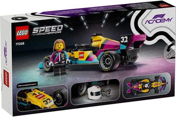 Review: 77258-1 - F1 ACADEMY LEGO Race Car | Rebrickable - Build