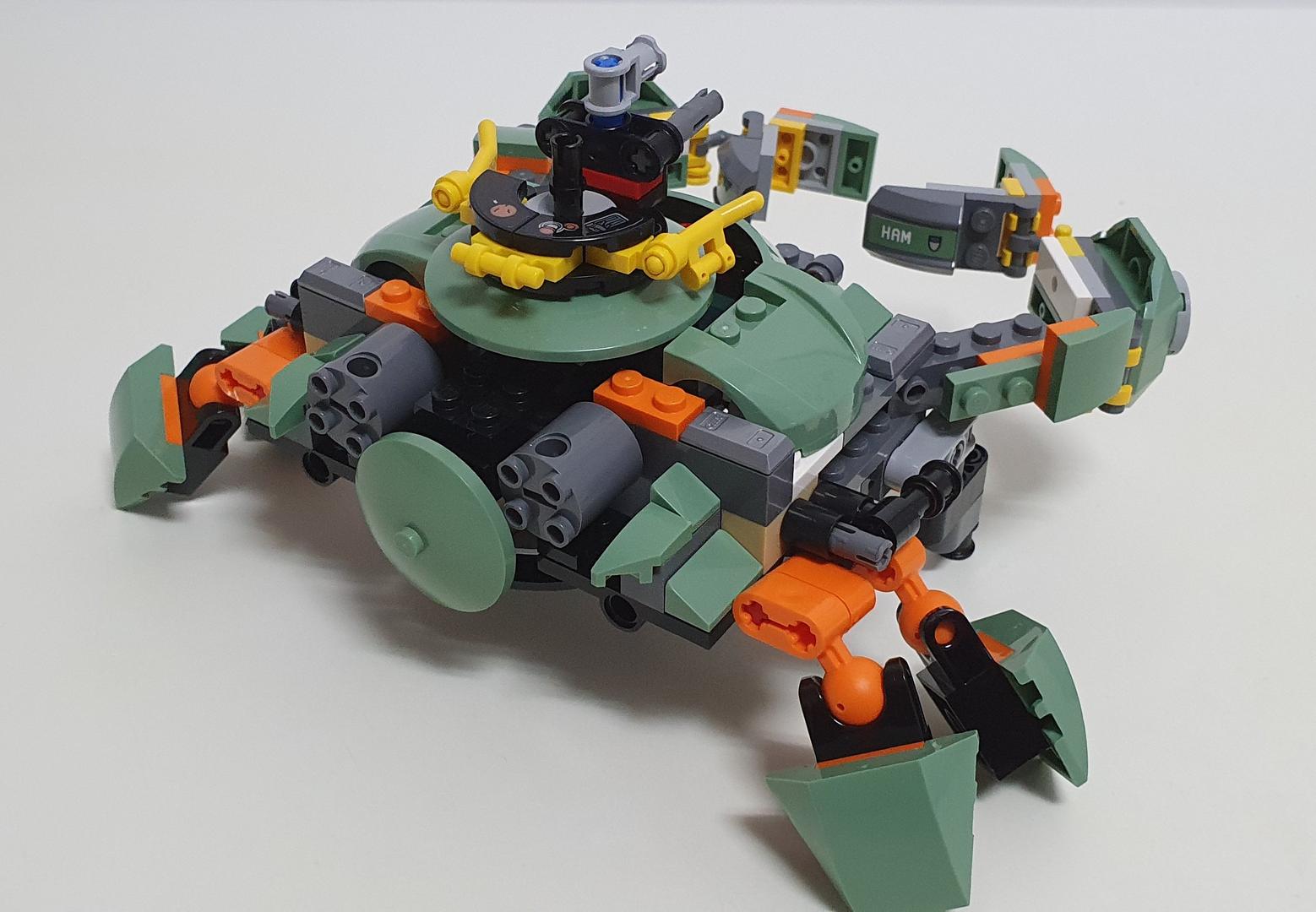 LEGO MOC42115 Alternate model of Overwatch 75976 Wrecking Ball METAL