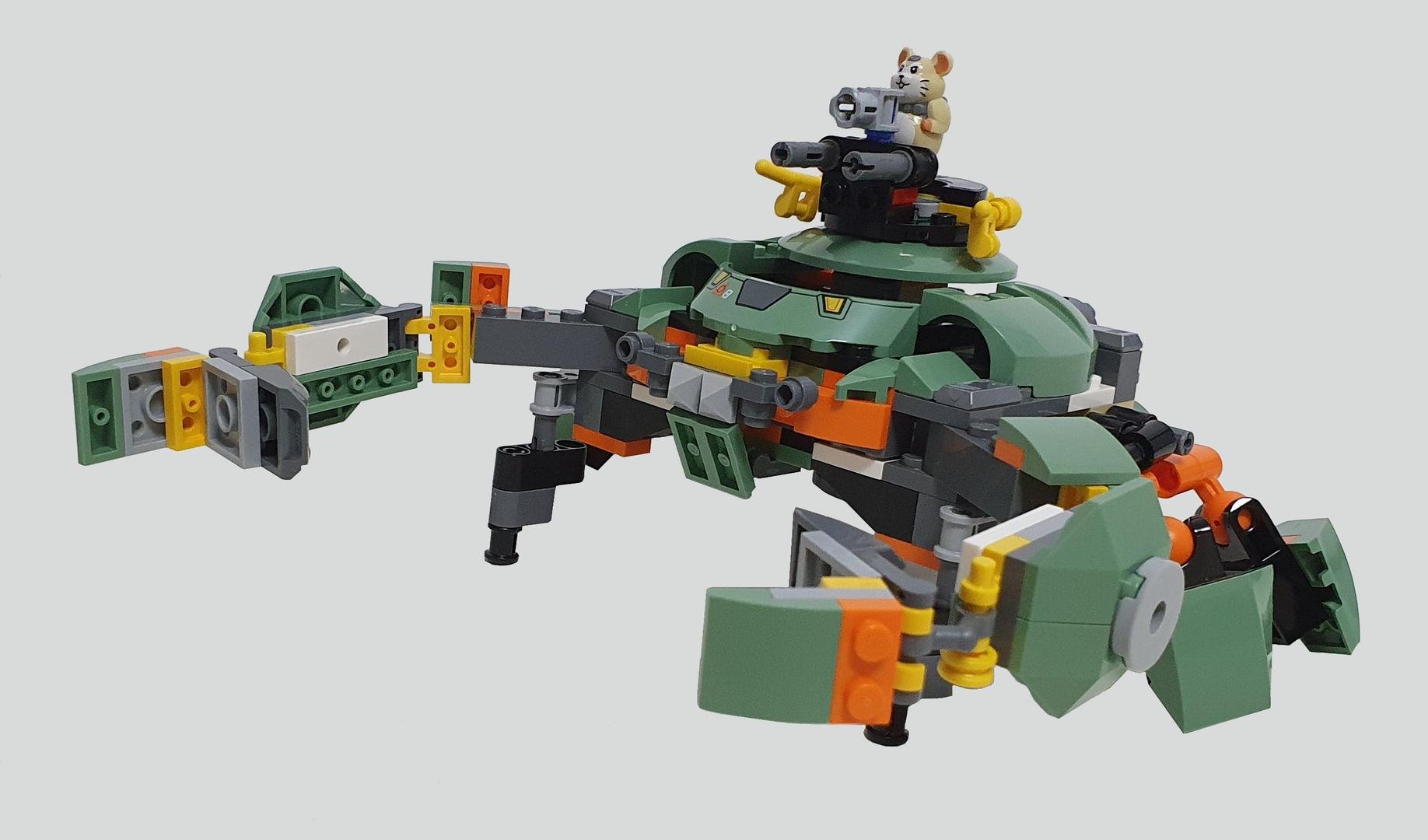 LEGO MOC42115 Alternate model of Overwatch 75976 Wrecking Ball METAL