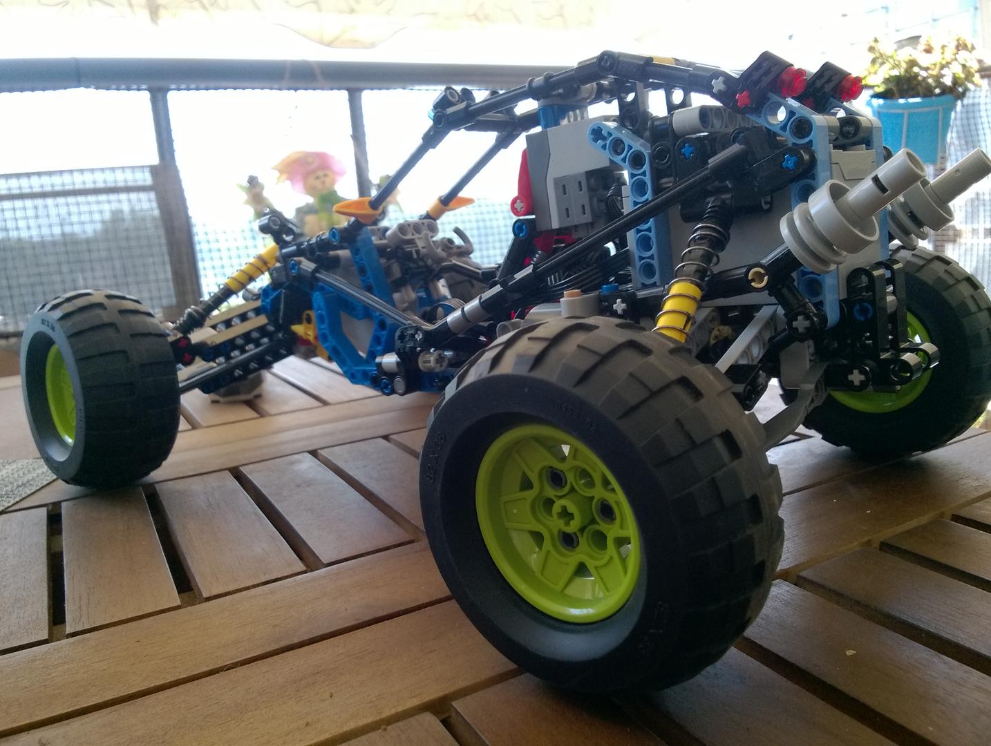 blue lightning buggy