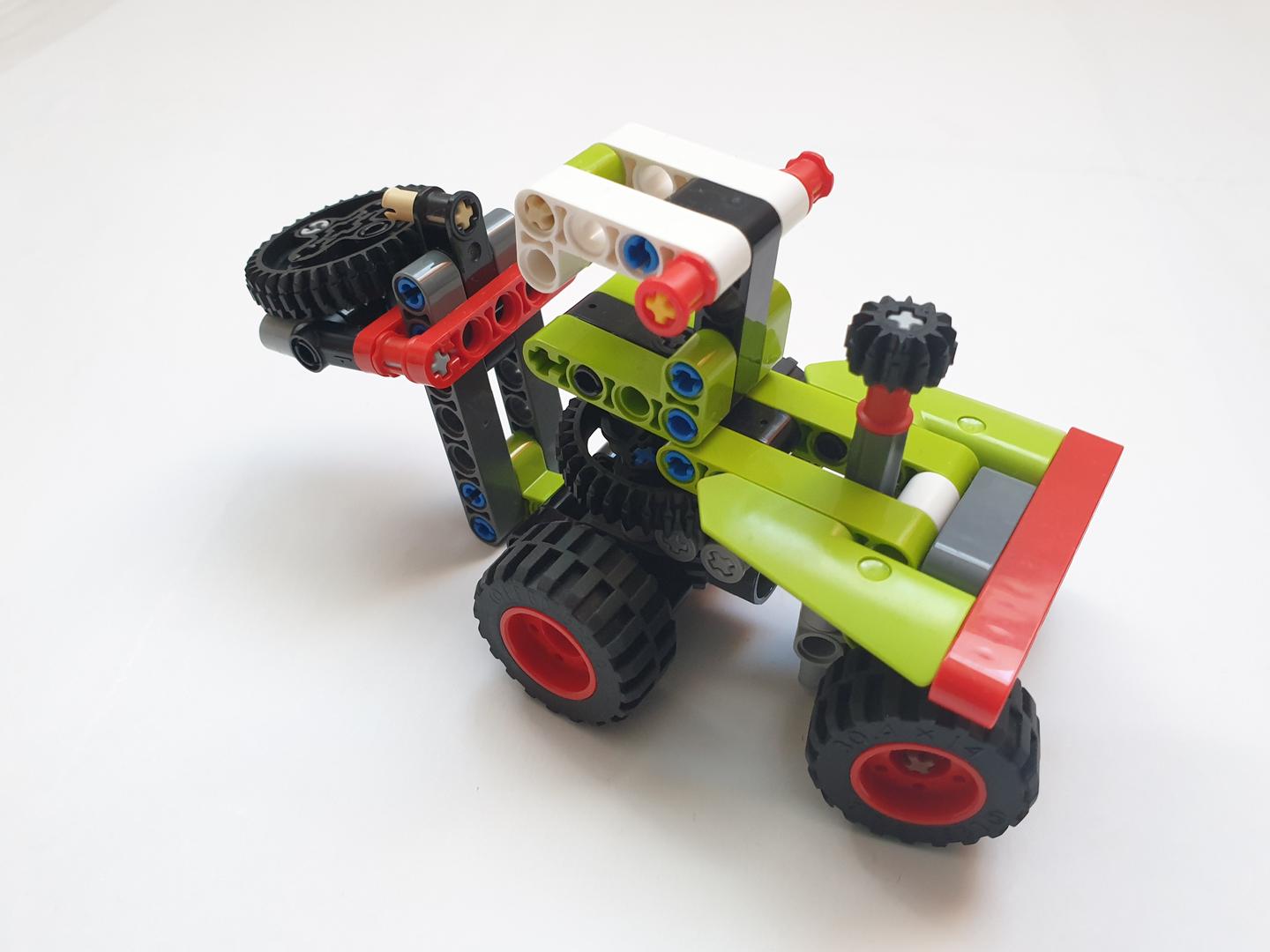 lego moc 42102 - forklift by xenius | rebrickable - build with