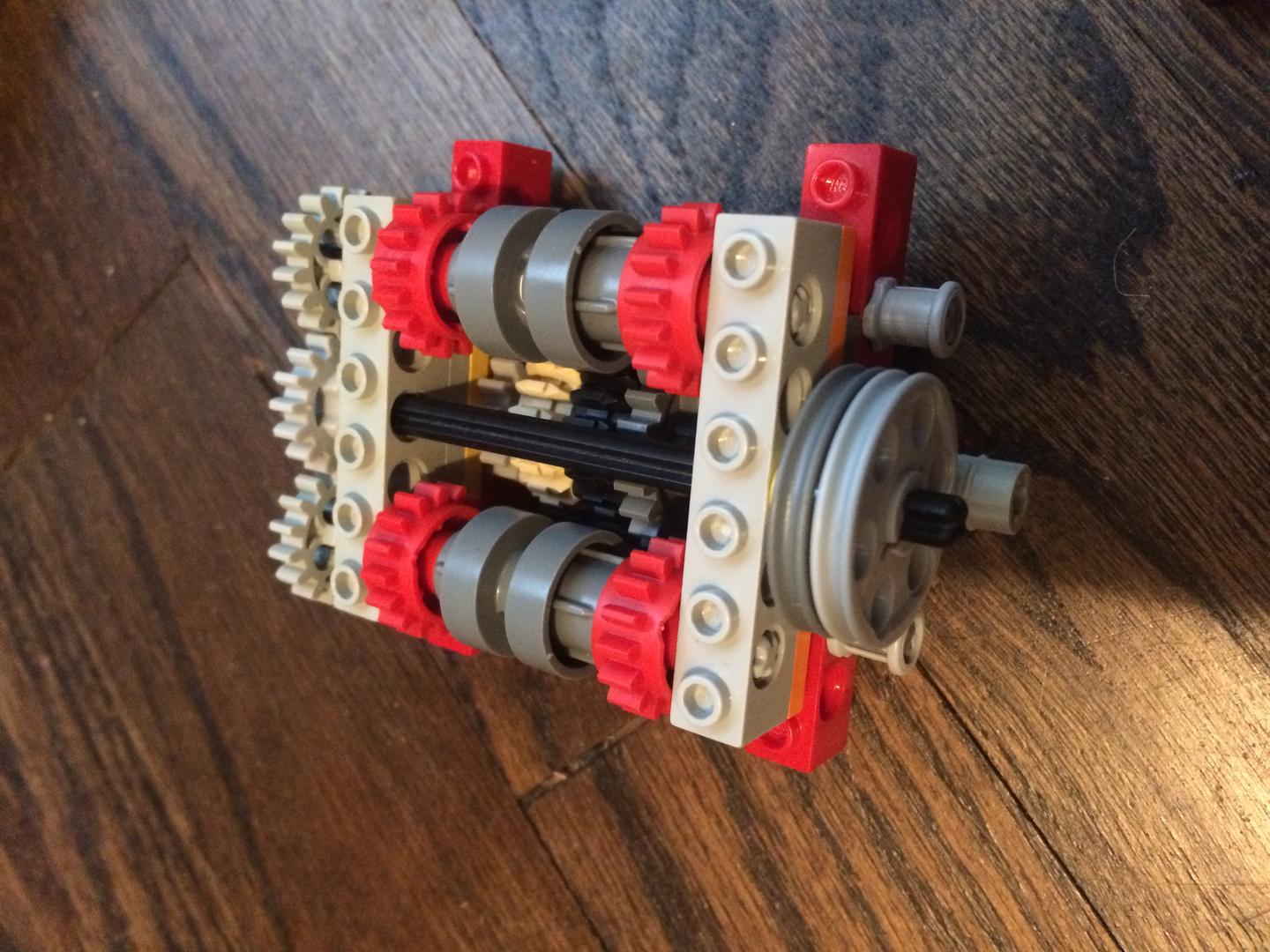 LEGO MOC 4 speed gearbox The best gearbox ever made by noggels