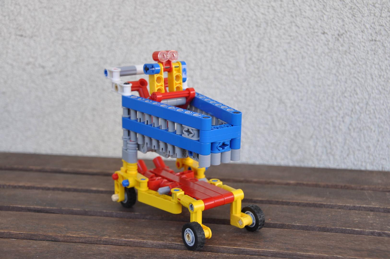 LEGO MOC Shopping Cart 110 Scale by LegoNat Rebrickable Build with