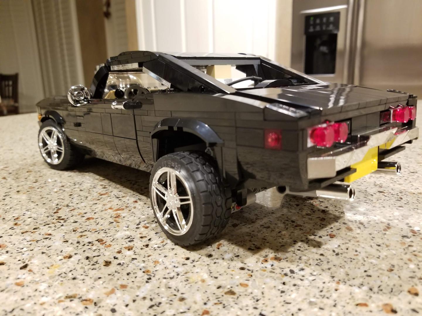 LEGO MOC 10265 Customizable Muscle Car by firas_legocars Rebrickable Build with LEGO