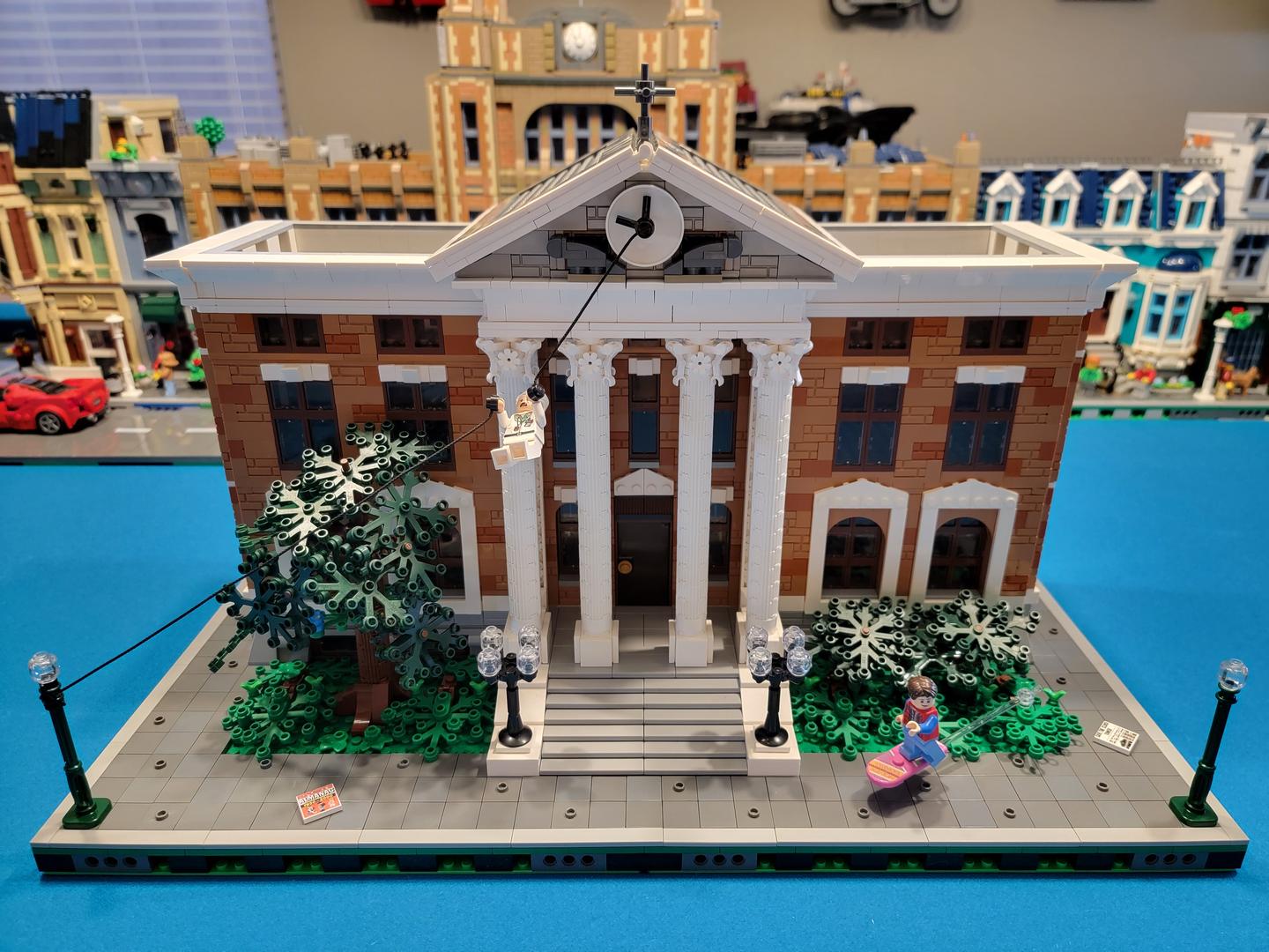 LEGO MOC Modular Back to the Future Clock Tower by benbuildslego