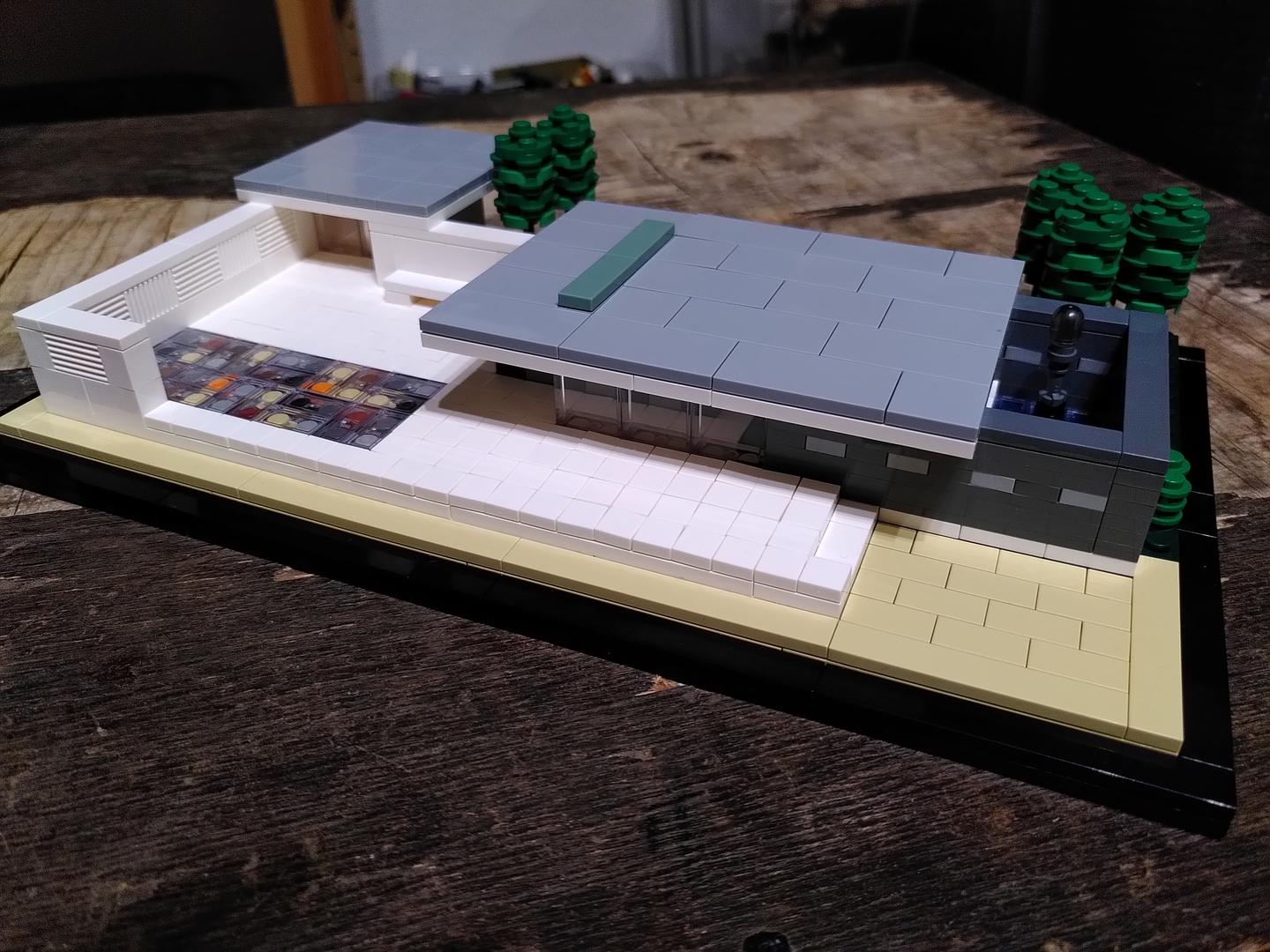 LEGO MOC 1929 Barcelona Pavilion by denjohan Rebrickable Build