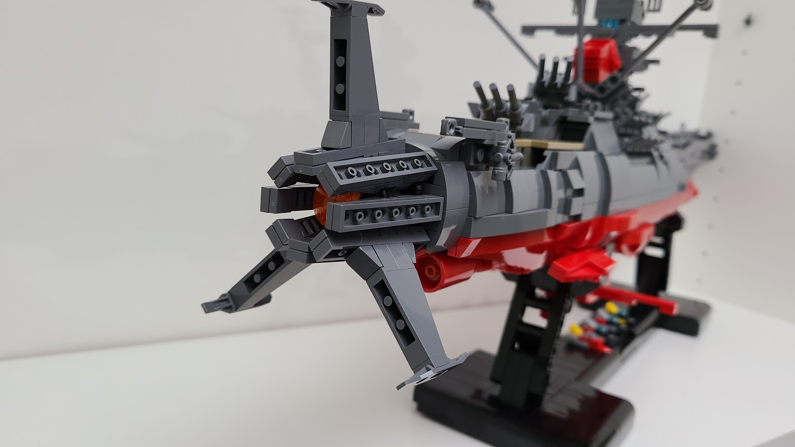 LEGO MOC Space Battleship Yamato (Bright Red) Cost Reduced by