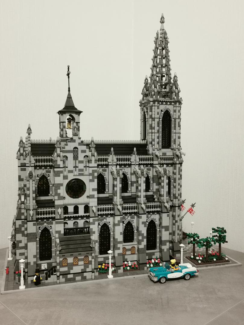 LEGO MOC Modular Cathedral by Das_Felixle | Rebrickable - Build with LEGO